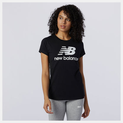 Essentials Stacked Logo Tee | New Balance Clothing - Women