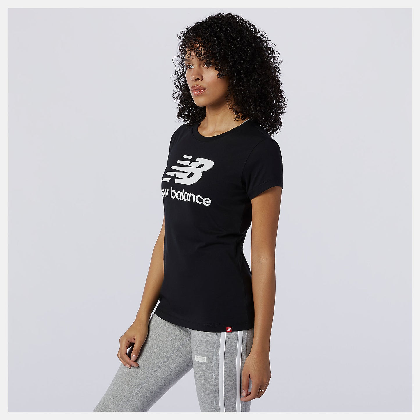 New Balance US - Essentials Stacked Logo Tee