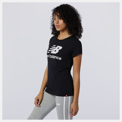 Essentials Stacked Logo Tee | New Balance Clothing - Women