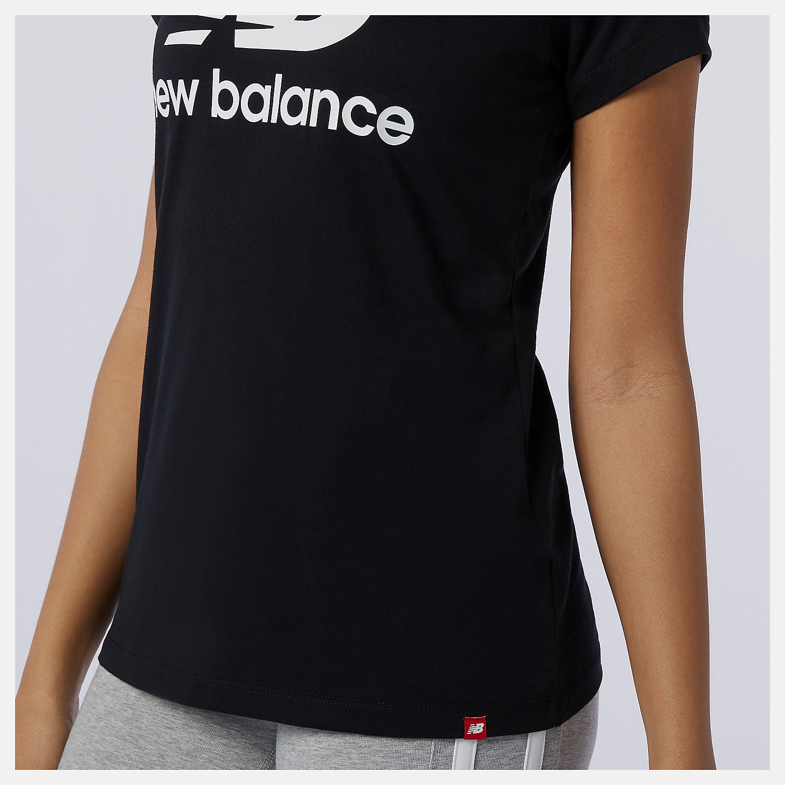 New Balance US - Essentials Stacked Logo Tee