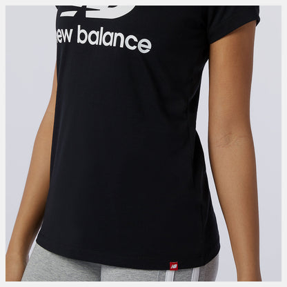 Essentials Stacked Logo Tee | New Balance Clothing - Women