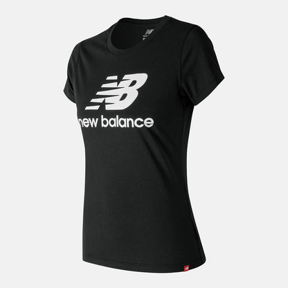 Essentials Stacked Logo Tee | New Balance Clothing - Women