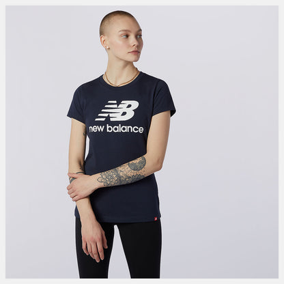 Essentials Stacked Logo Tee | New Balance Clothing - Women