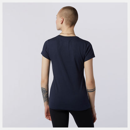 Essentials Stacked Logo Tee | New Balance Clothing - Women