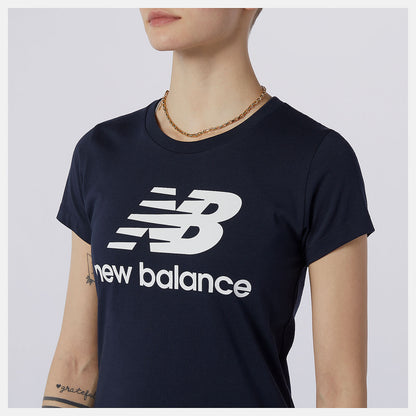 Essentials Stacked Logo Tee | New Balance Clothing - Women