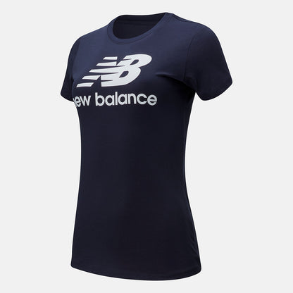 Essentials Stacked Logo Tee | New Balance Clothing - Women