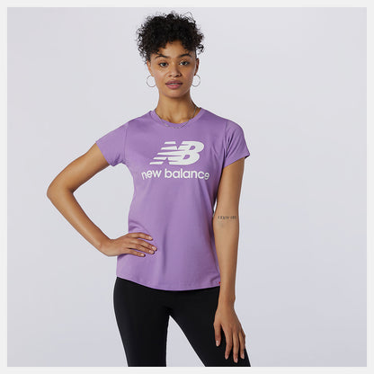 Essentials Stacked Logo Tee | New Balance Clothing - Women