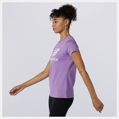 Essentials Stacked Logo Tee | New Balance Clothing - Women