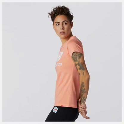 Essentials Stacked Logo Tee | New Balance Clothing - Women