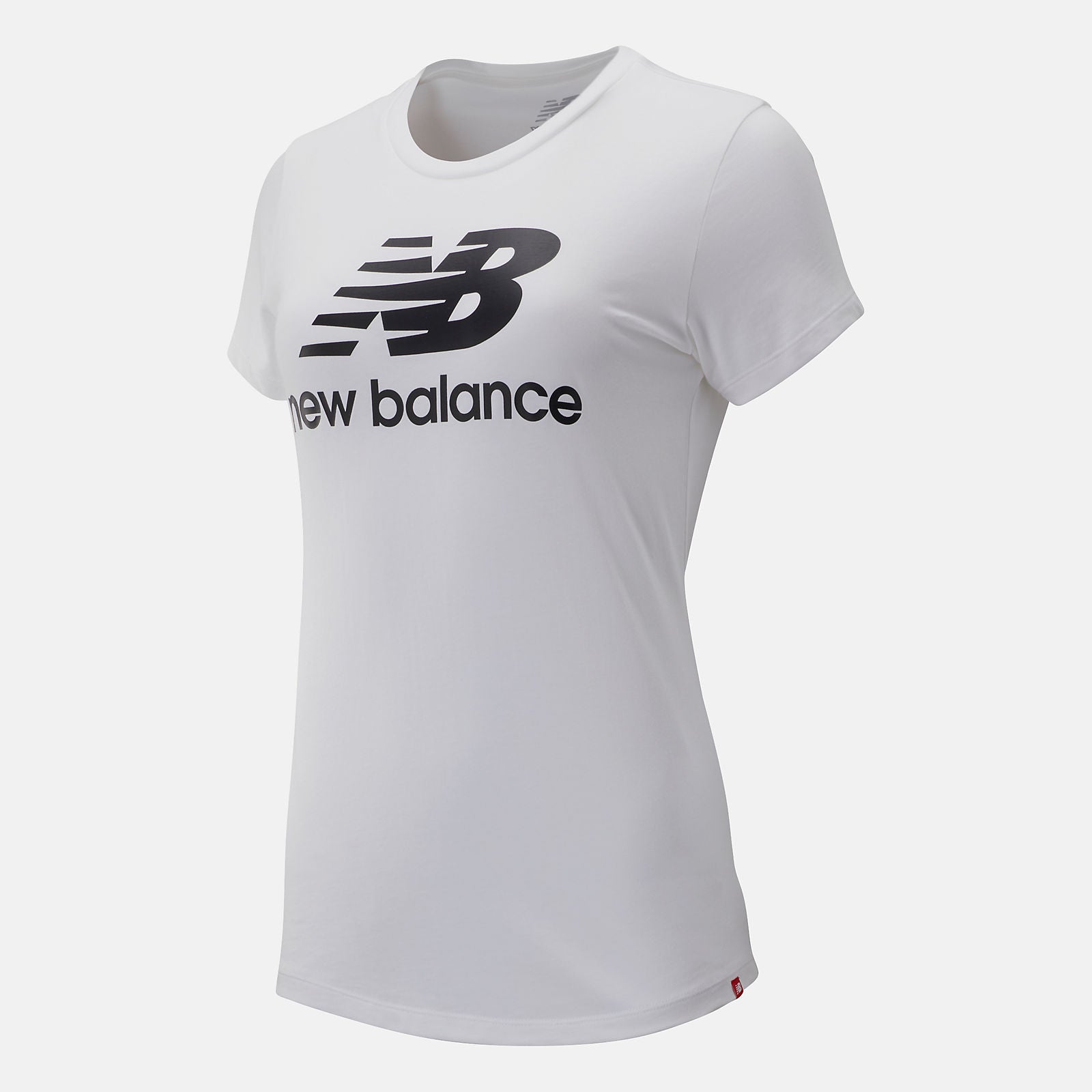 New Balance For Sale - Essentials Stacked Logo Tee