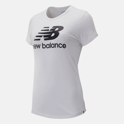 Essentials Stacked Logo Tee | New Balance Clothing - Women